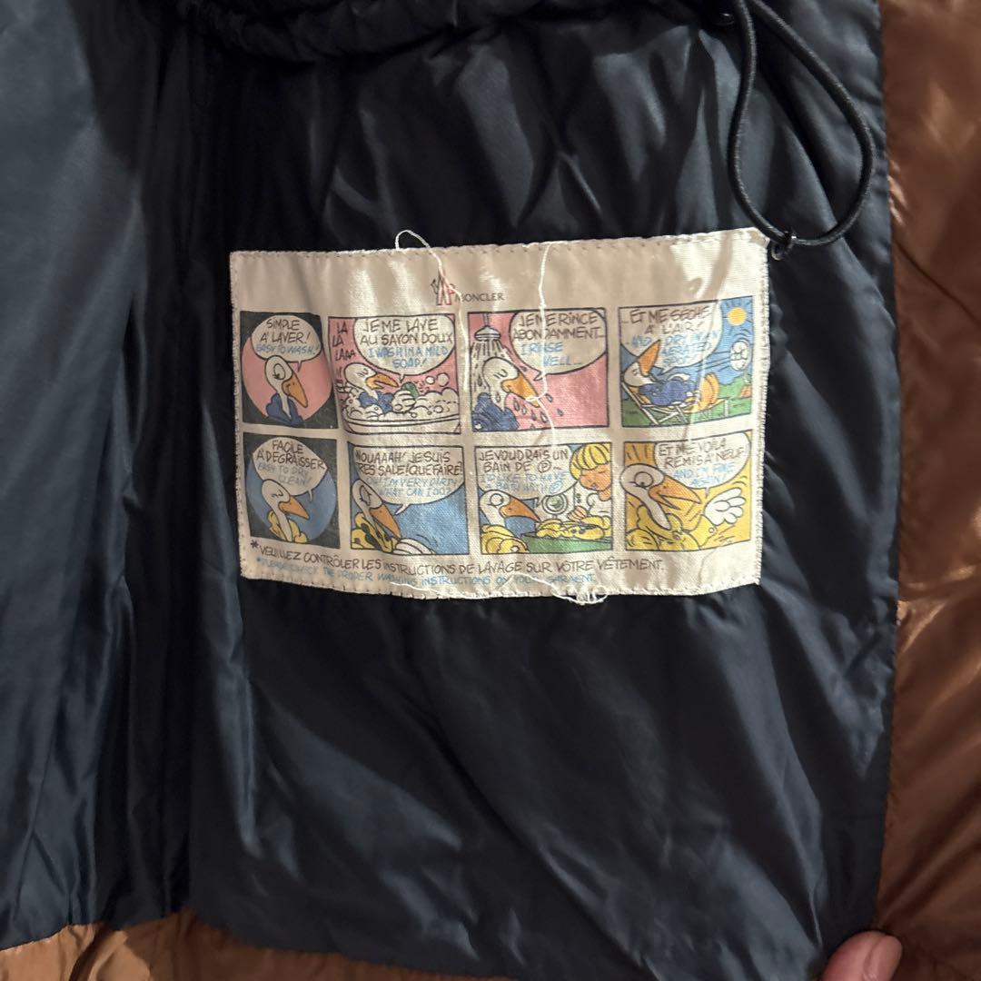 モンクレール　ダウン　キャメル　0サイズ