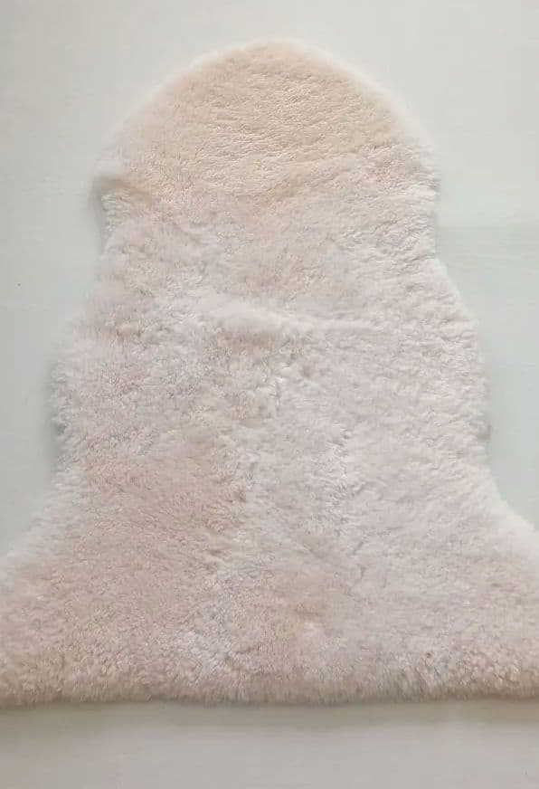 川島織物セルコン★ムートンラグ★ライトベージュピンク