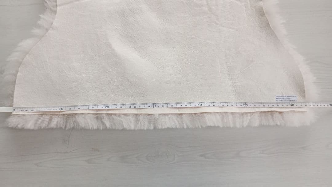 川島織物セルコン★ムートンラグ★ライトベージュピンク