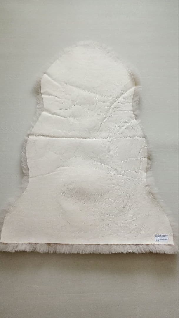 川島織物セルコン★ムートンラグ★ライトベージュピンク