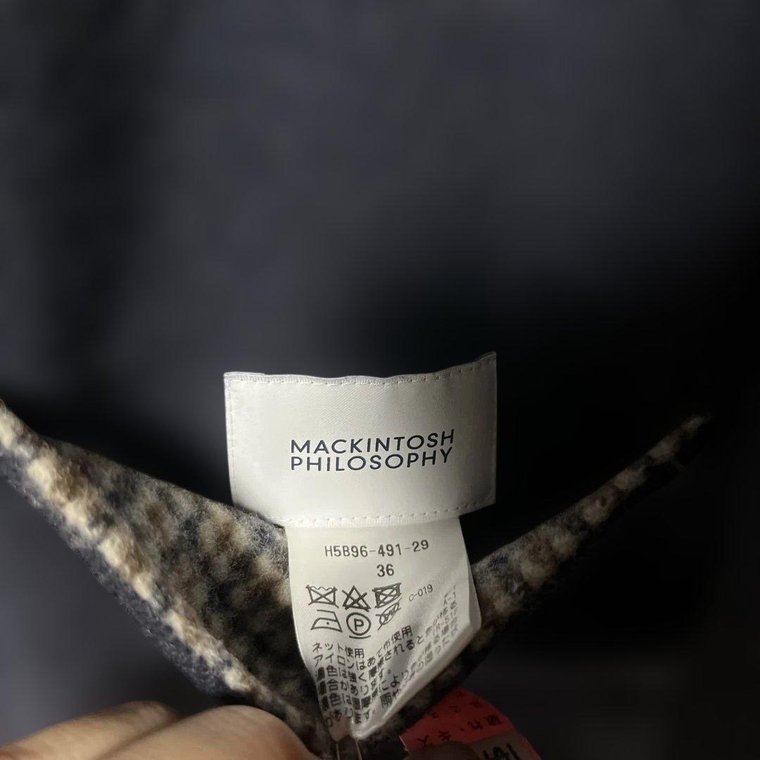 MACKINTOSH PHILOSOPHY ネイビー ロングコート 36