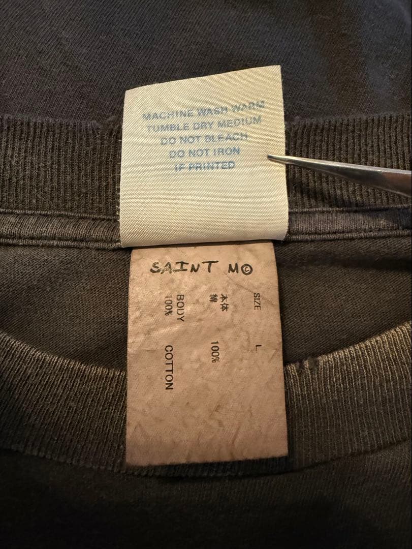 【新品】SAINT Mxxxxxx セントマイケル ロンT 長袖Tシャツ L