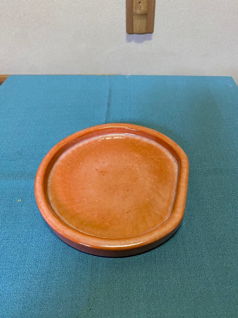 茶道具/夜咄道具 雀瓦 赤楽 利休形 松楽窯