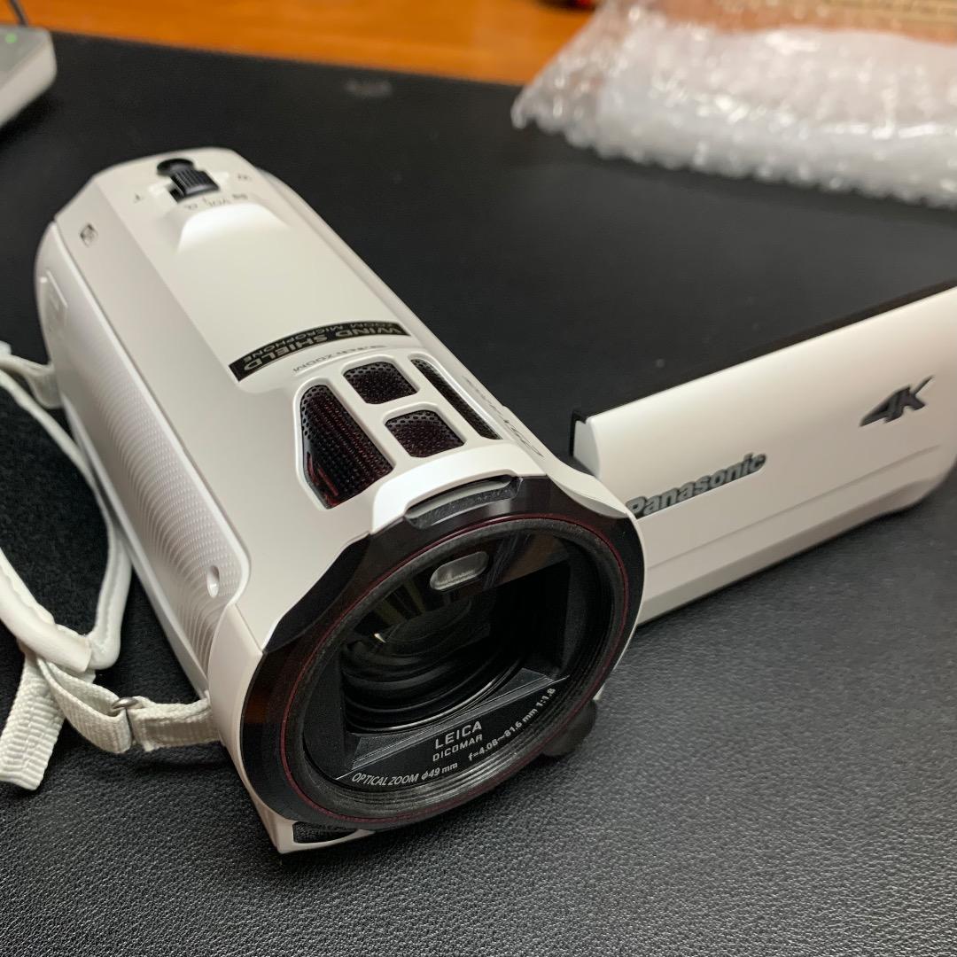 パナソニック 4K ビデオカメラ HC-VZX992M-W 64GB ホワイト