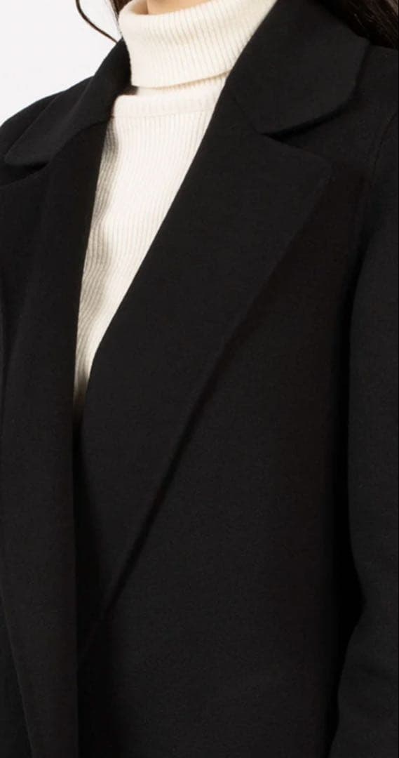 未使用 24AW Theory セオリー コート カシミヤ混 ブラック S