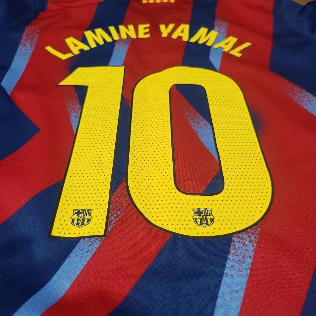 FC Barcelona Lamine Yamal 10番シャツ キッズ160