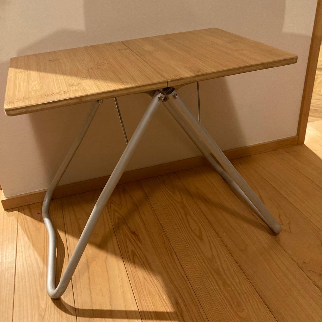  peak 竹製 折りたたみテーブル