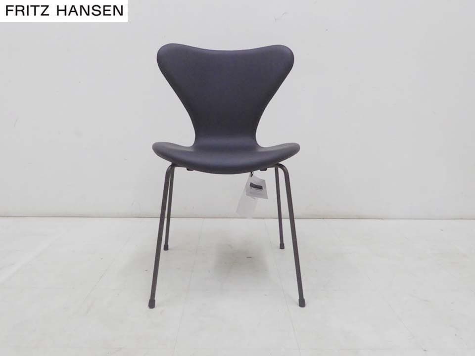 未使用 正規品 フリッツハンセン 2025年製 セブンチェア 本革ブラック-1