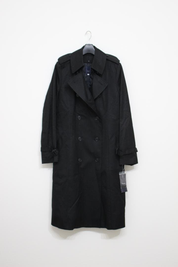 【新品】定価61950　レディースL　黒　KEITH　キース　トレンチコート