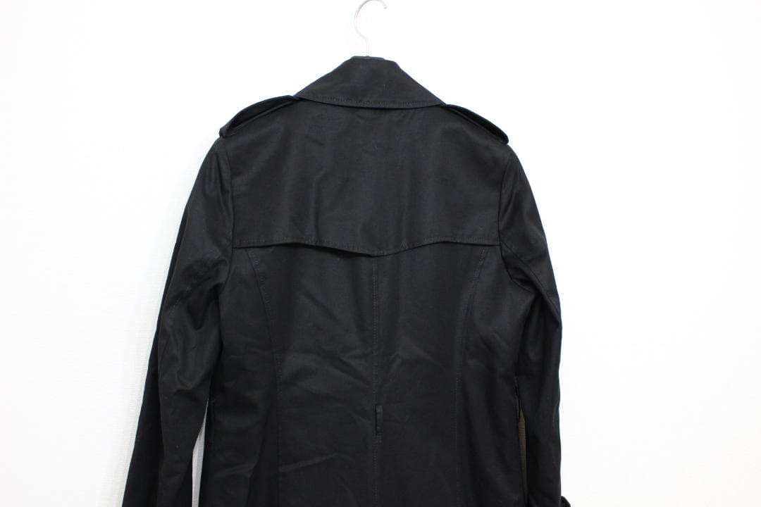 【新品】定価61950　レディースL　黒　KEITH　キース　トレンチコート