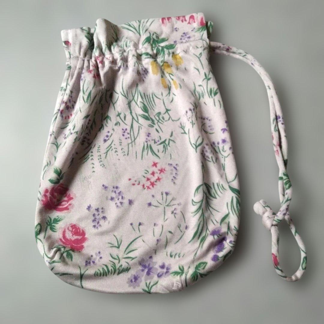 シルクニットジャージ―　レディース　パジャマ　収納ポーチ付き