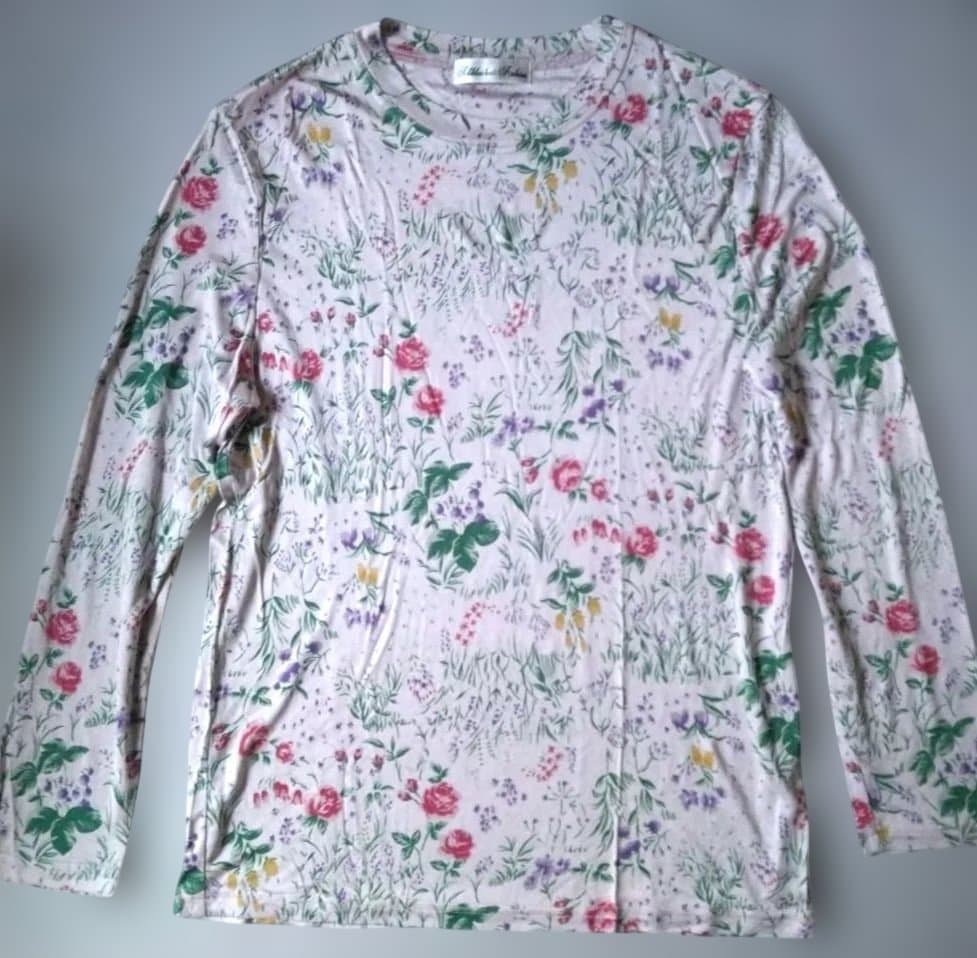 シルクニットジャージ―　レディース　パジャマ　収納ポーチ付き