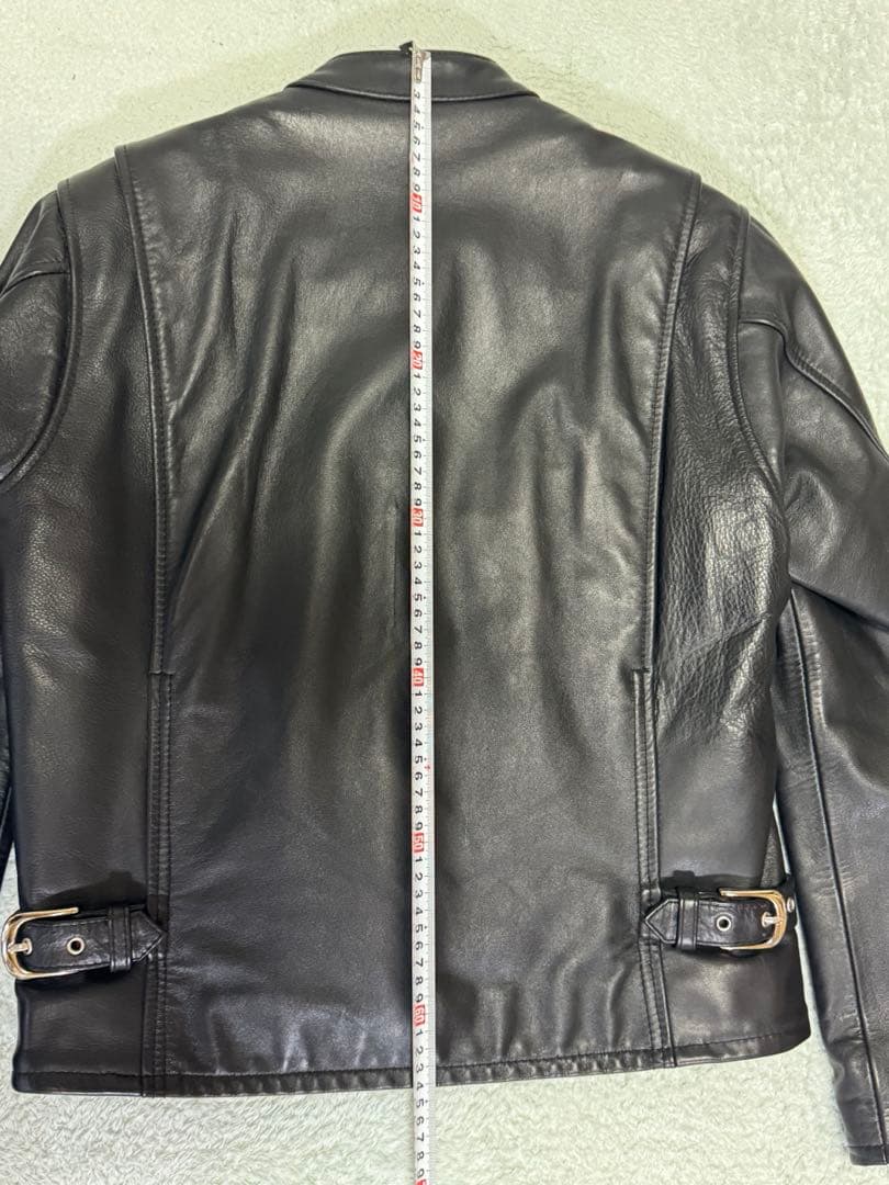 KADOYA ブラック レザー シングルライダース