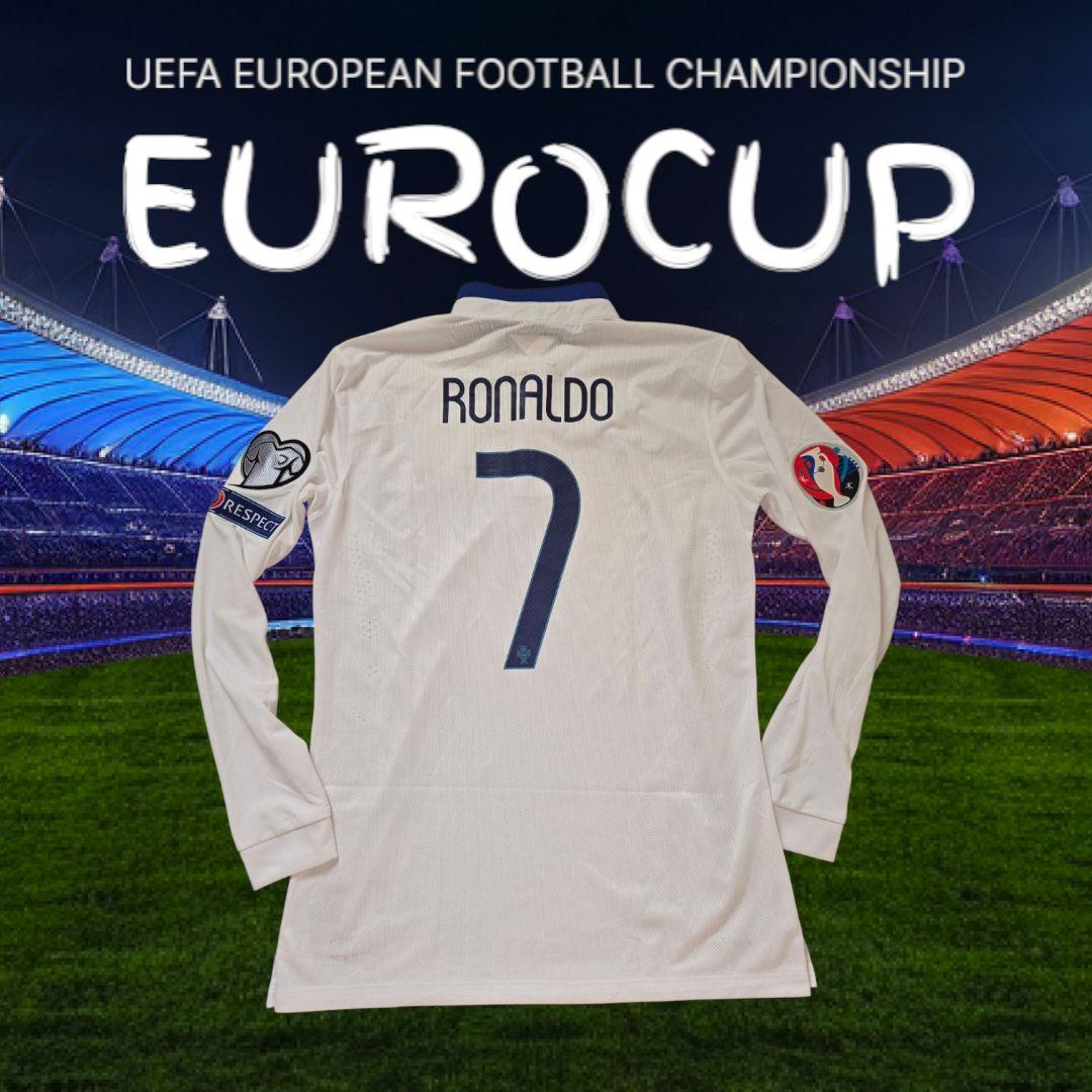 2014 ポルトガル代表 クリスティアーノロナウド選手 長袖 支給品ユニフォーム