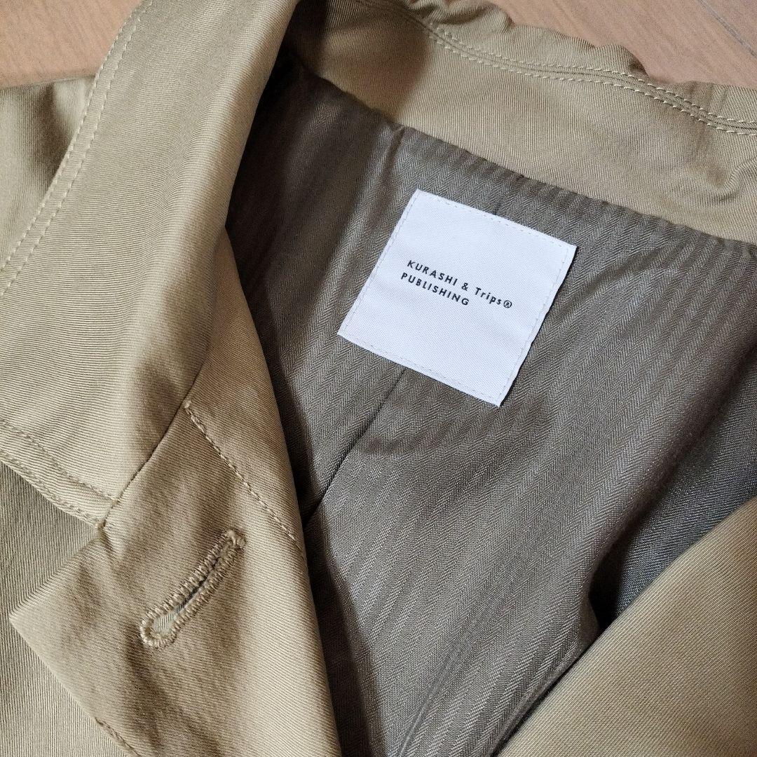 【美品】北欧暮らしの道具店 着こなしきまるトレンチコート　ベージュ