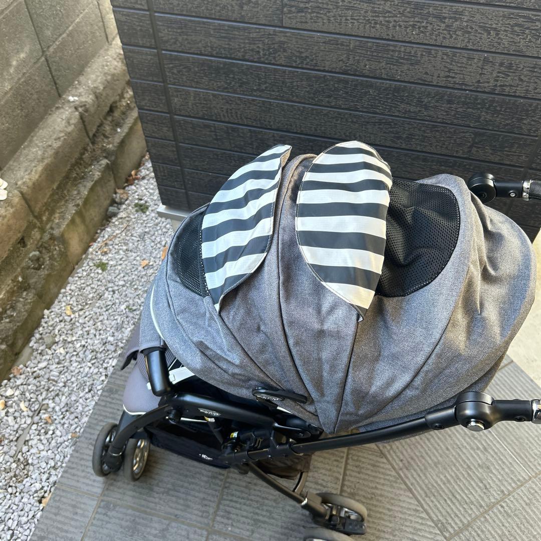 Aprica ベビーカー グレー　ラクーナ　ビッテ