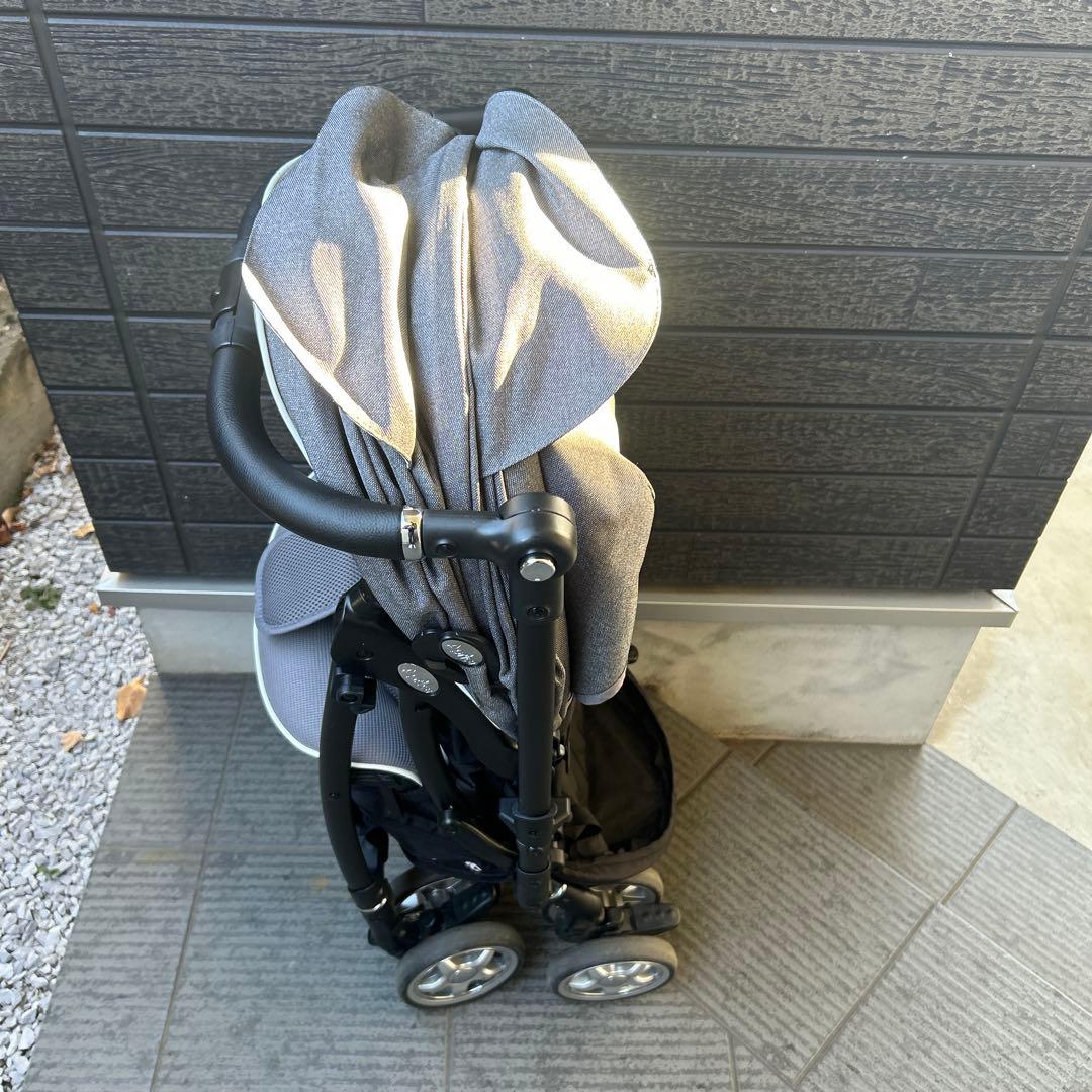 Aprica ベビーカー グレー　ラクーナ　ビッテ