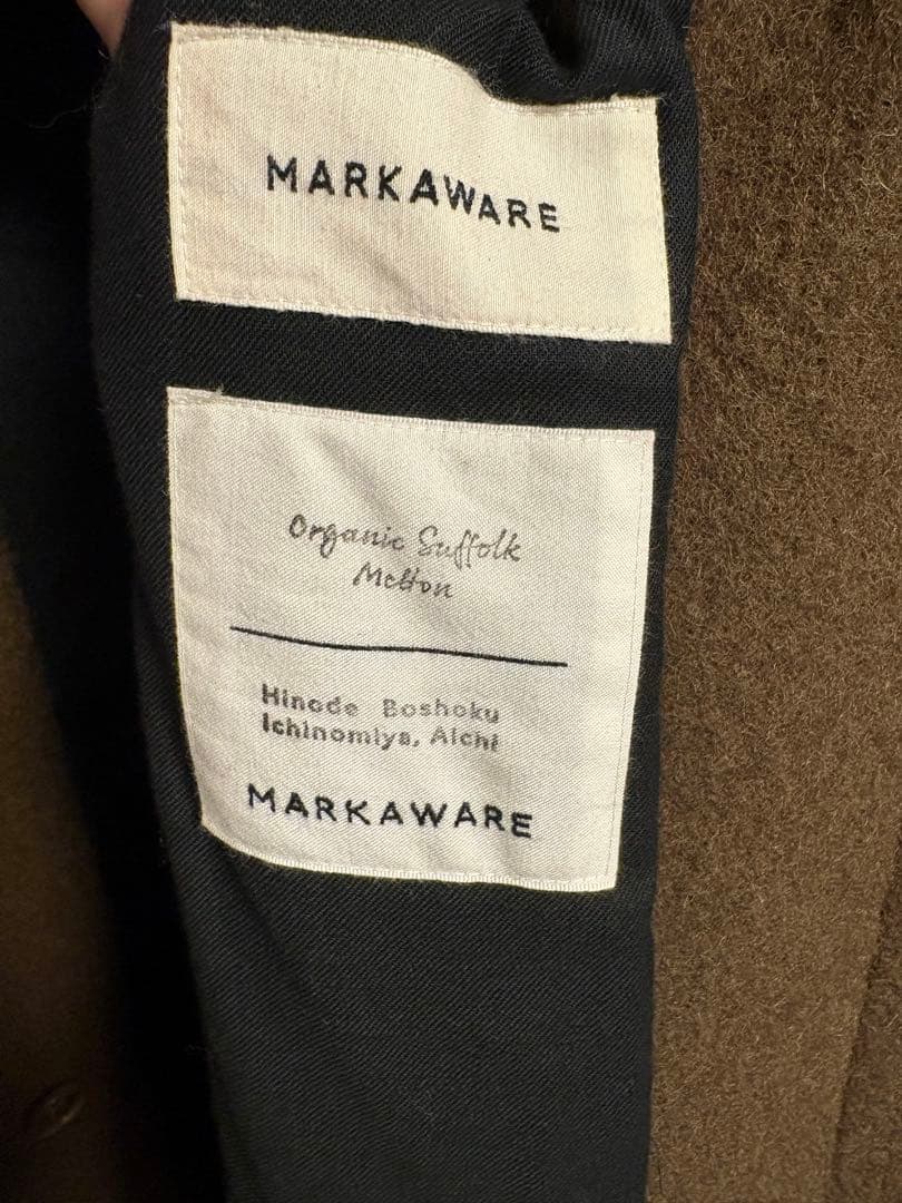 専用MARKAWARE COAT ORGANIC SUFFOLK MELTON