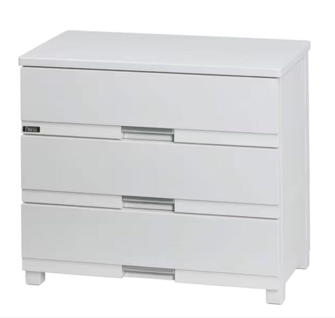 ニトリ　フィッツ プレミアム　幅75cm 3段　WH2(FP7503)