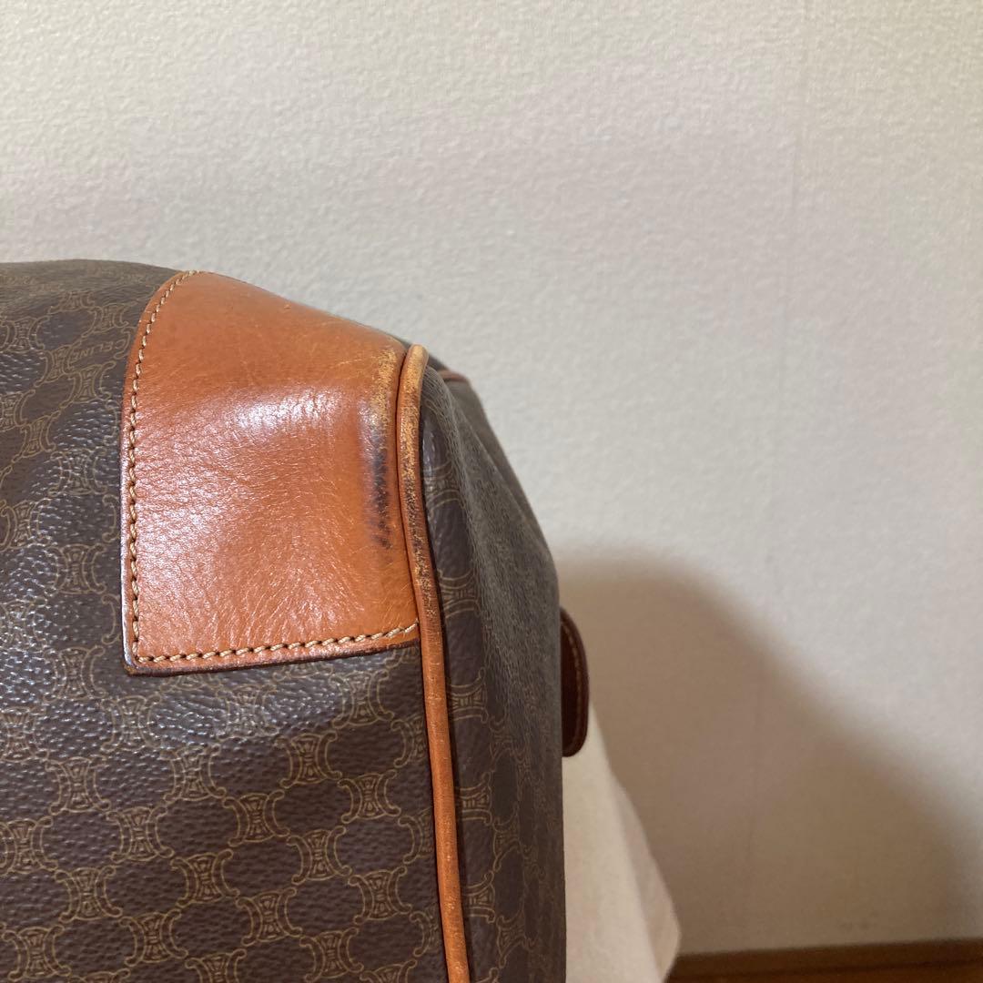 CEINE セリーヌボストンバッグ　マカダム柄　大容量　旅行用