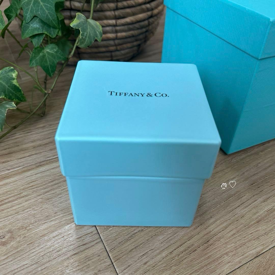 ティファニー　ボーンチャイナ製ブルーボックス　陶器小物入れ　インテリア　オブジェ