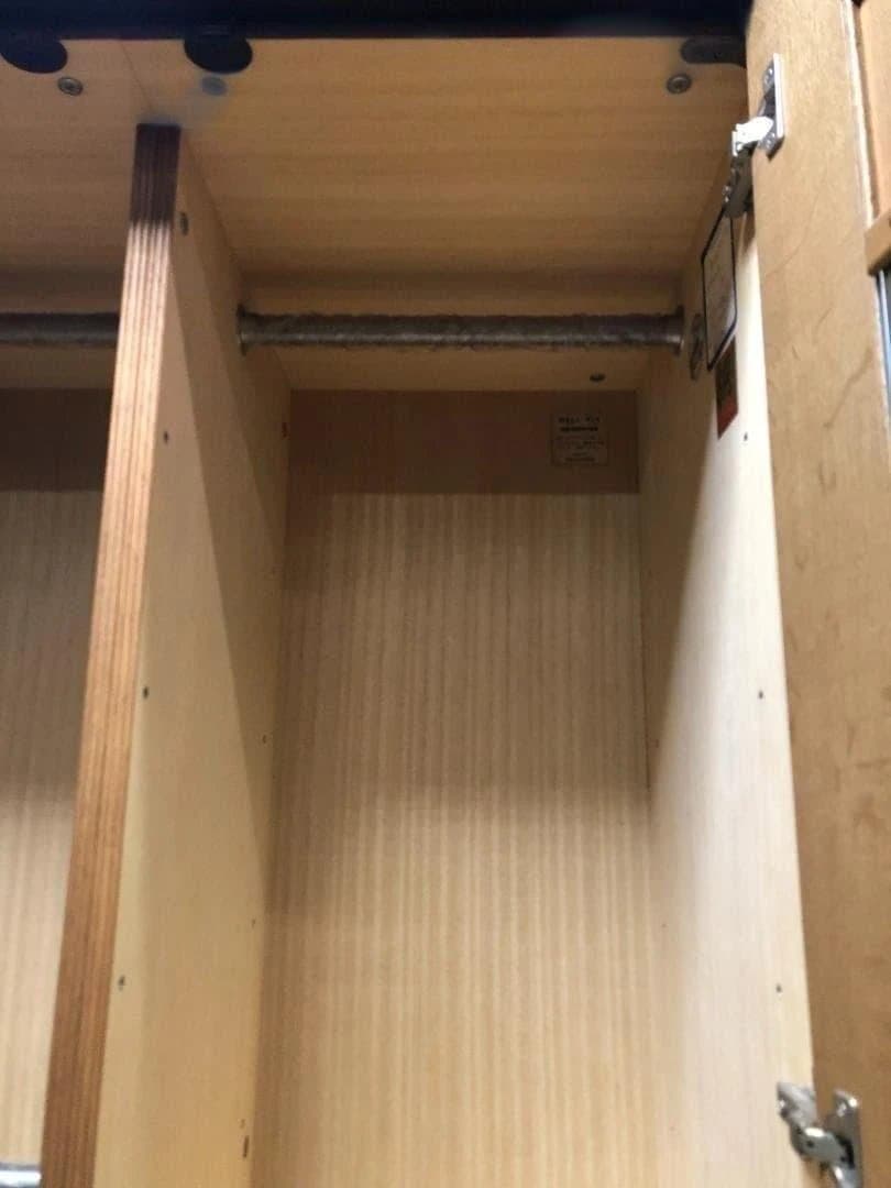 府中家具　桐たんす　佐々木木工　大塚家具　洋ダンス　2枚扉　250523-4