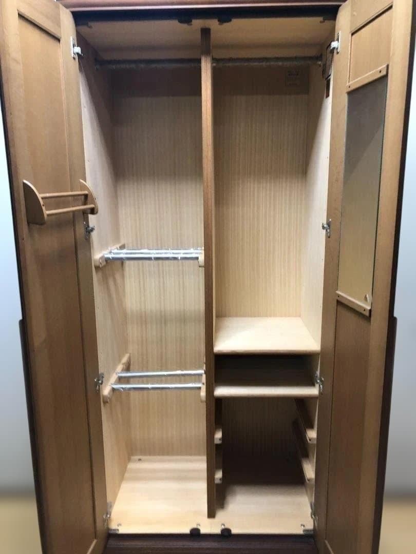 府中家具　桐たんす　佐々木木工　大塚家具　洋ダンス　2枚扉　250523-4