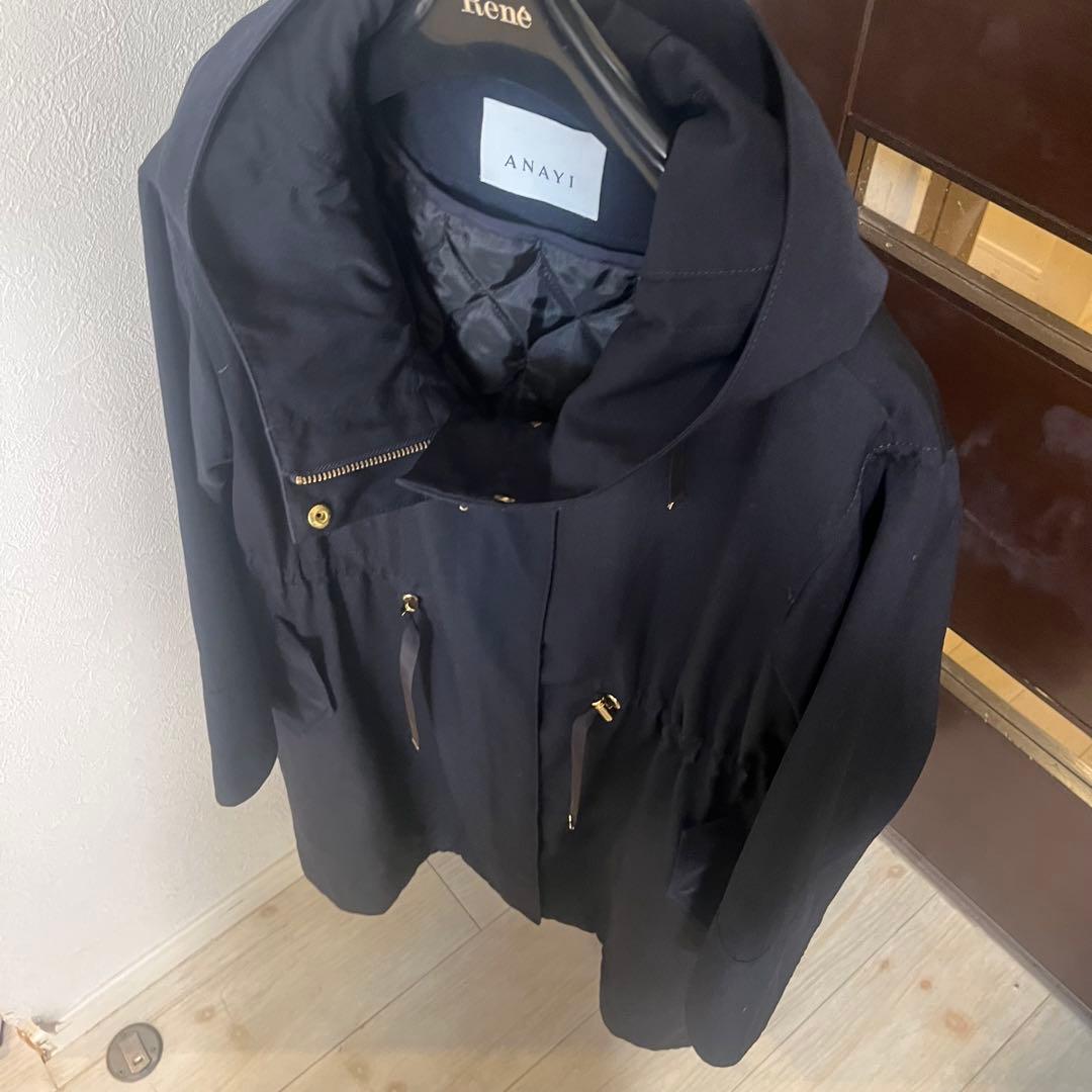 新品☆ANAYI ライナー付モッズコート /セオリー、23区、ロペ