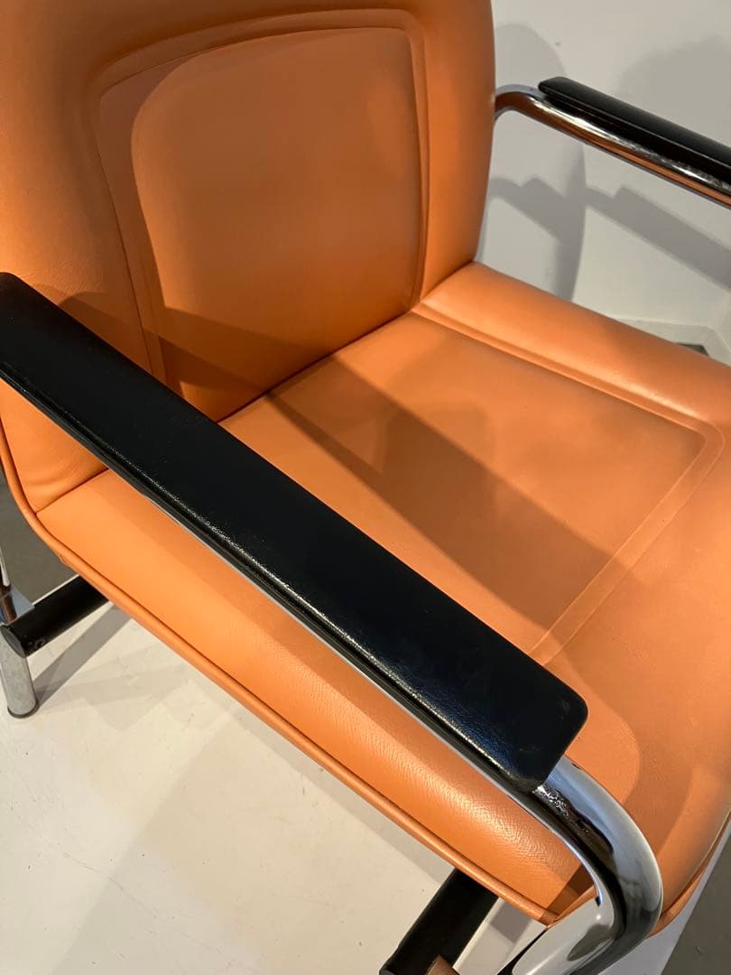 アリスさま専用　ホウトク、レトロ、デザイン、シングルチェア②美品スペースエイジ