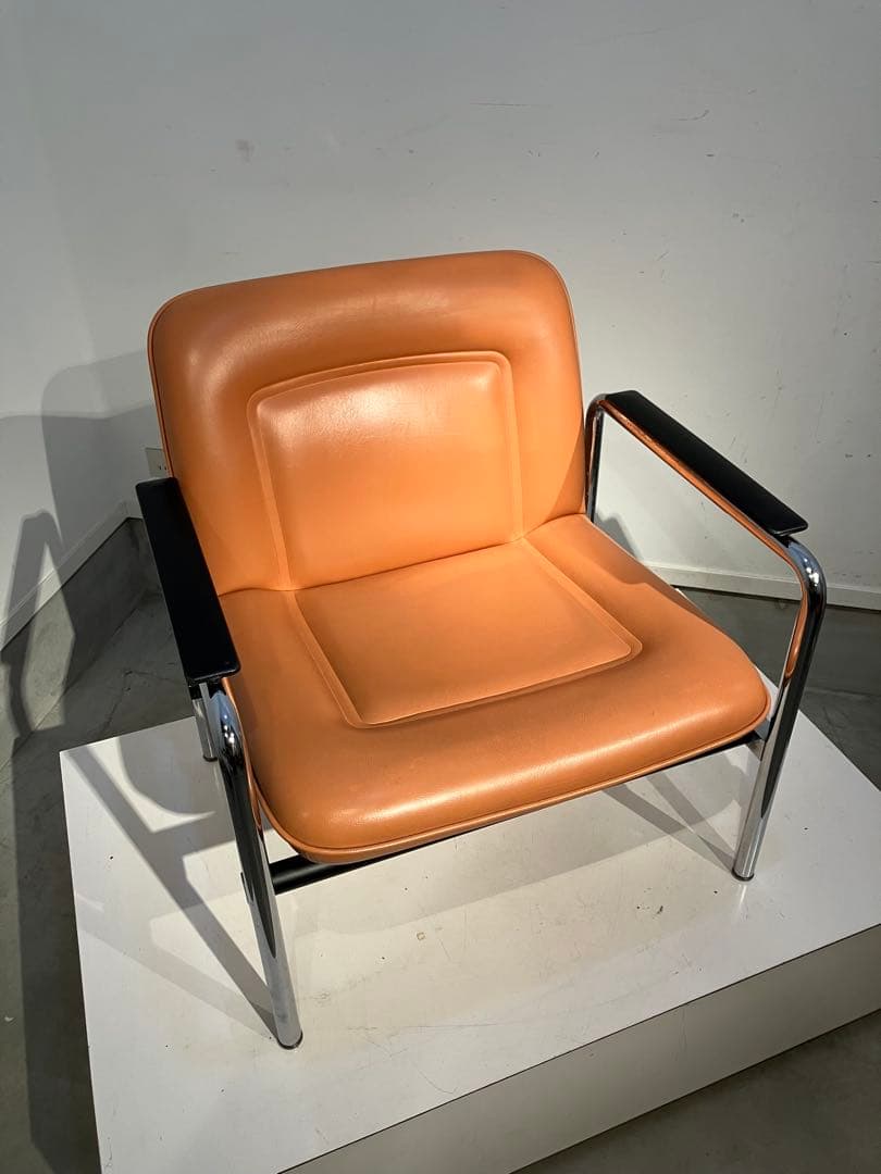 アリスさま専用　ホウトク、レトロ、デザイン、シングルチェア②美品スペースエイジ