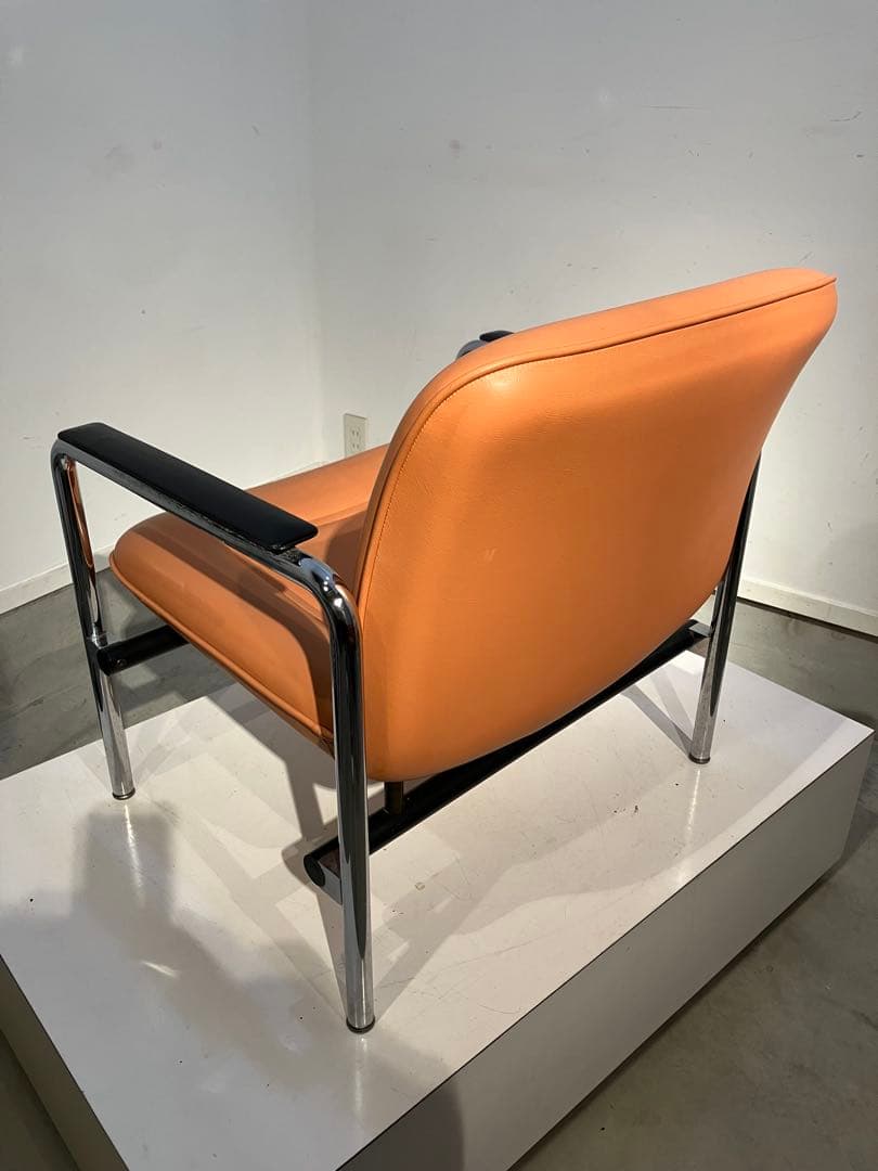 アリスさま専用　ホウトク、レトロ、デザイン、シングルチェア②美品スペースエイジ