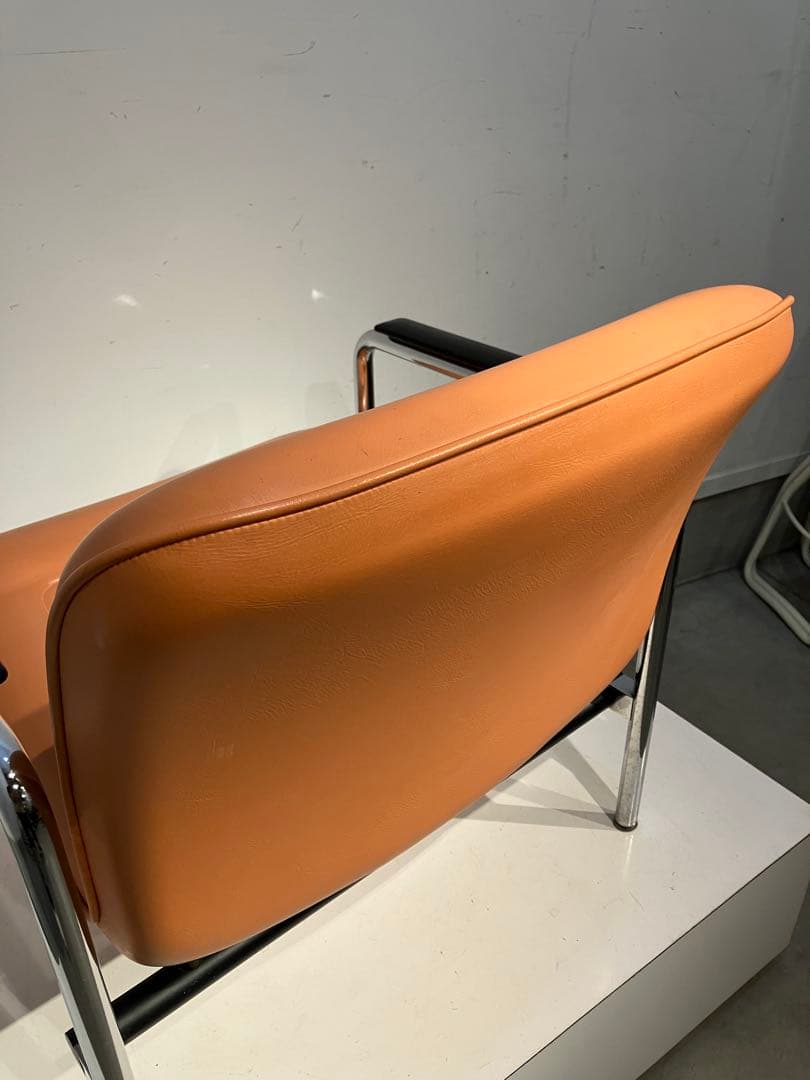 アリスさま専用　ホウトク、レトロ、デザイン、シングルチェア②美品スペースエイジ