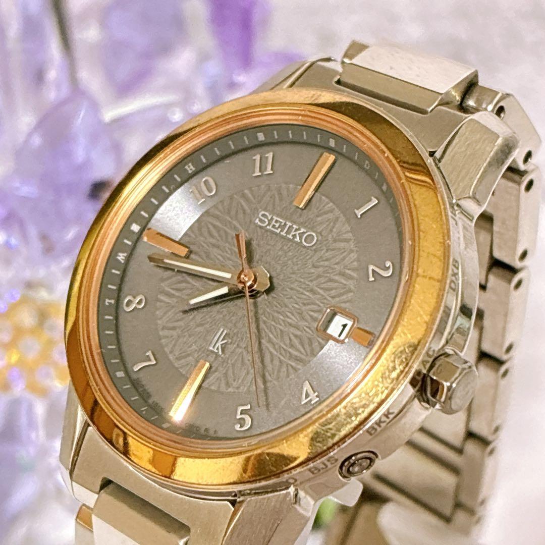 SEIKO セイコー ルキア ソーラー SSQV094 腕時計 ブラウン文字盤