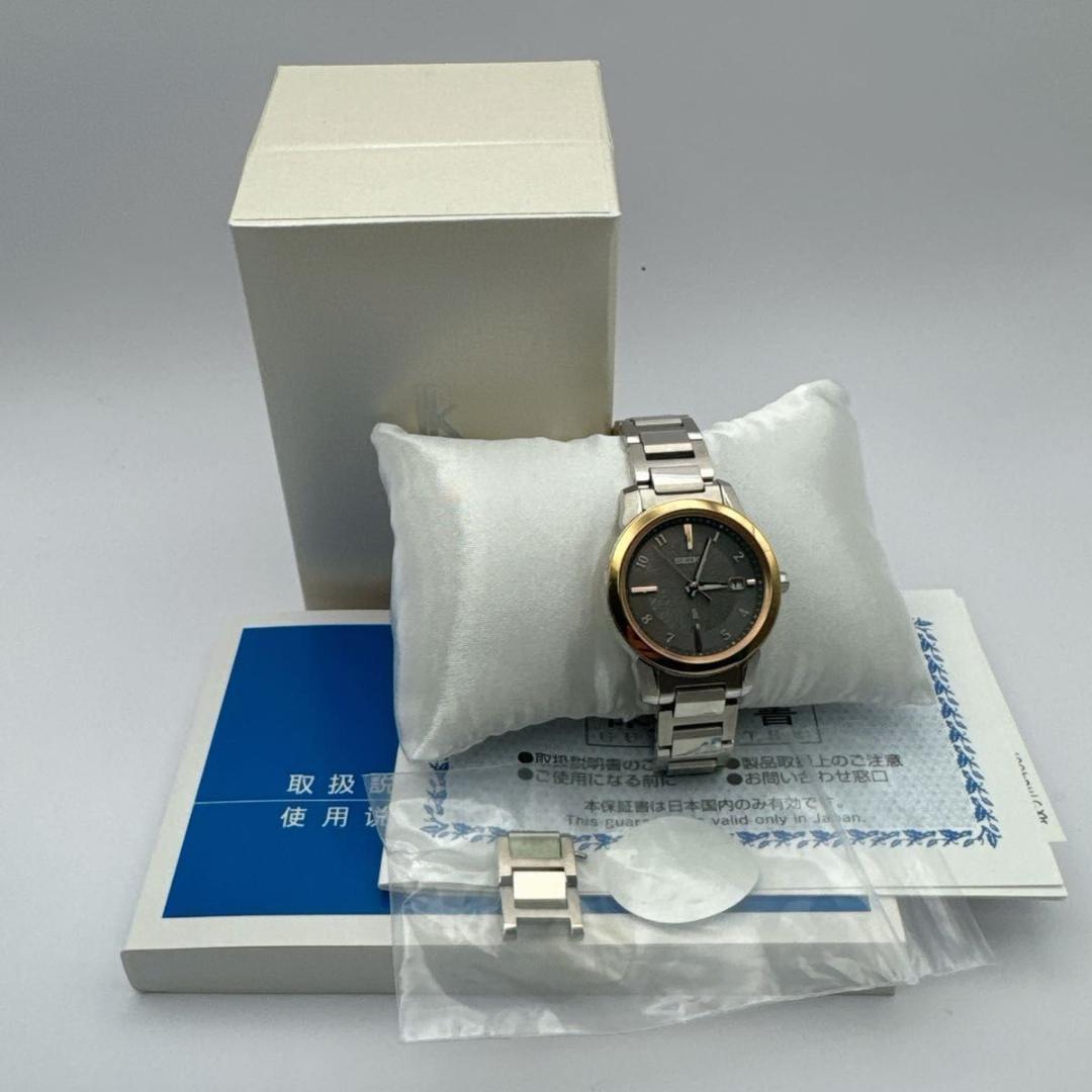 SEIKO セイコー ルキア ソーラー SSQV094 腕時計 ブラウン文字盤