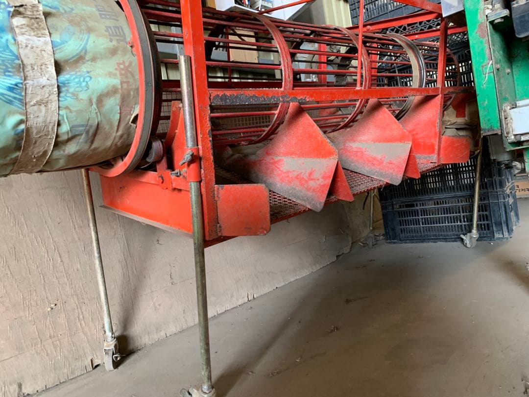 上越農機 里芋 選別機 SS-3S 単相100V キャスター付き