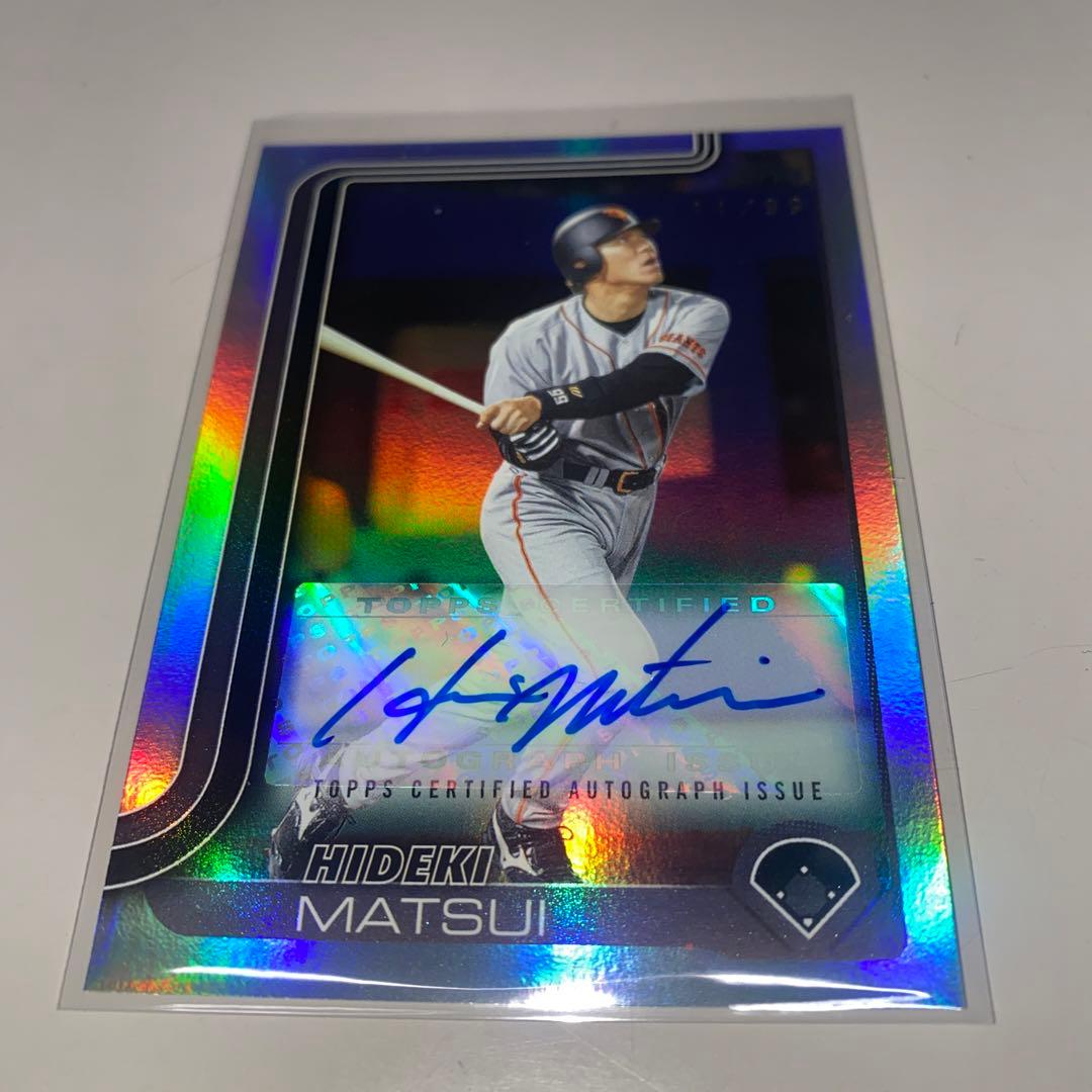 松井秀喜サインカード