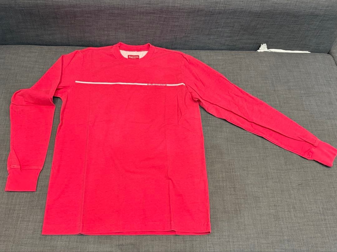 【新品未使用】Supreme Chest Stripe L/S Top サイズS