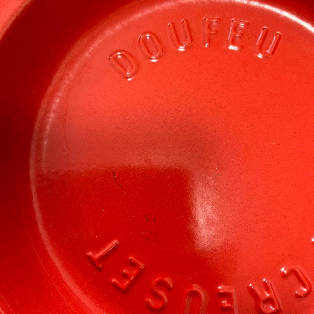 Le Creuset ルクルーゼ DOUFEU デュッフ 24cm両手鍋 レッド