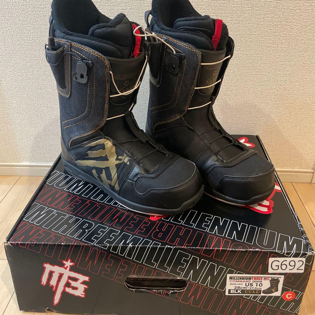 mtb Three Millennium スノーボードブーツUS 10 ブラック