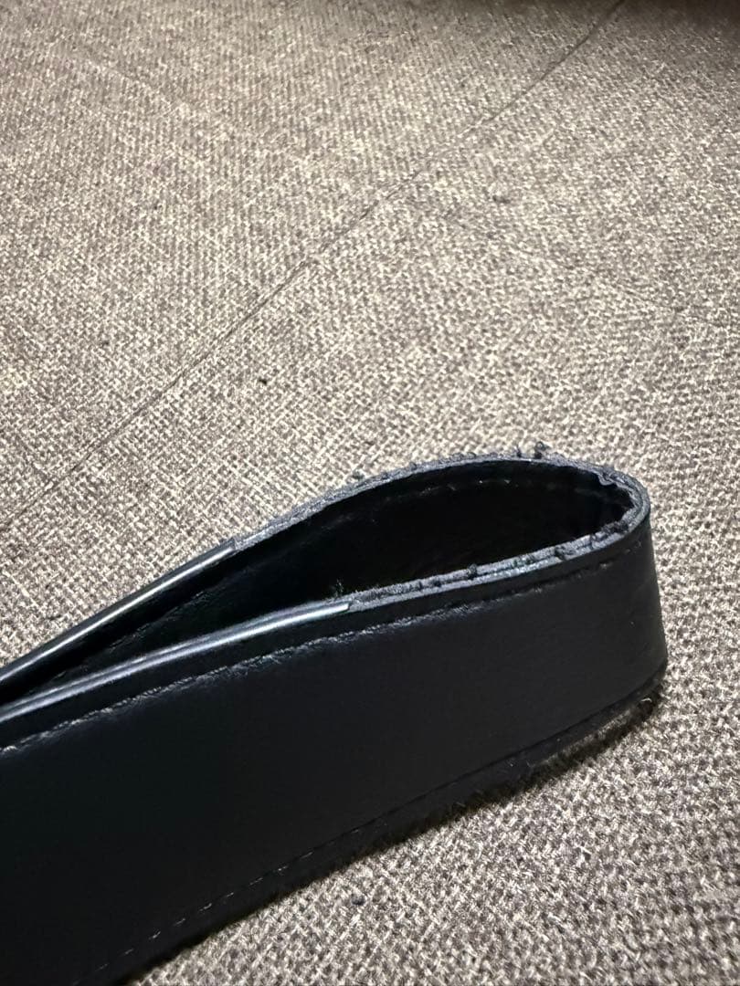 輝*)様 Y-3 ブラックレザートートバッグ