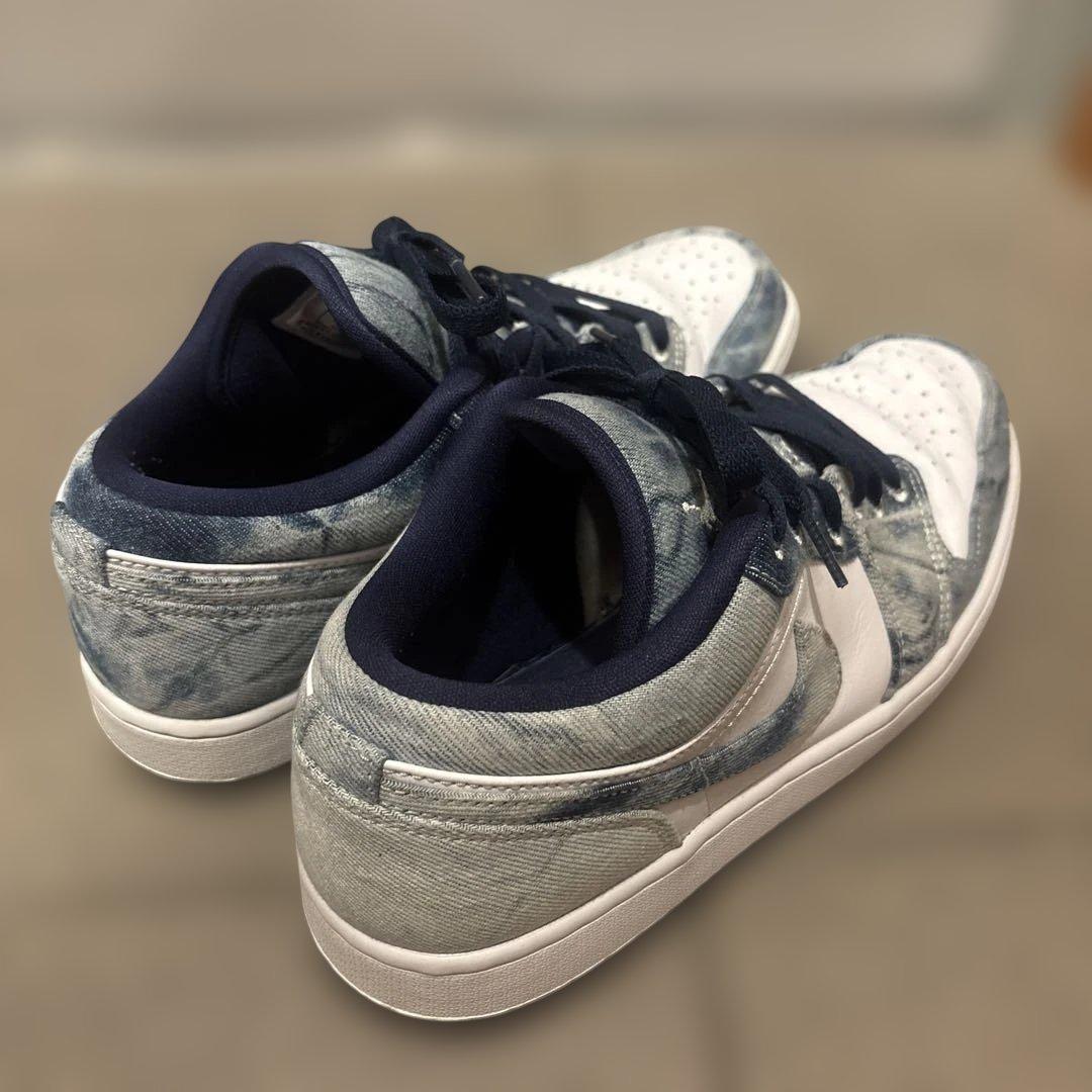 ナイキ エアジョーダン1 ロー ウォッシュド デニム