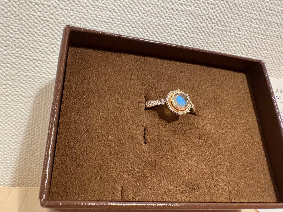 agete⭐︎シルバーラブラドライト クオーツリング