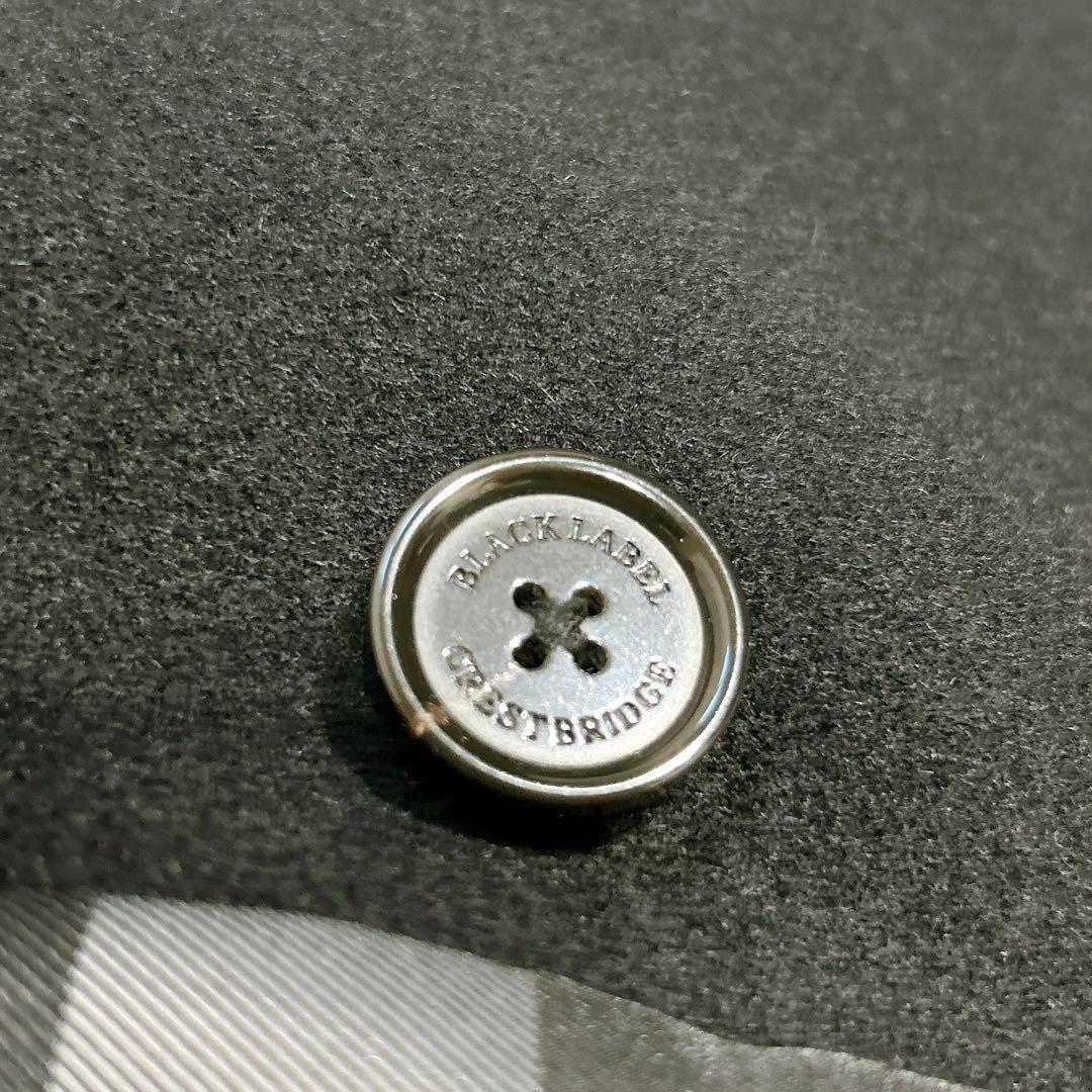 ほぼ未使用✨　ブラックレーベルクレストブリッジ　トレンチコート　ウール　XL