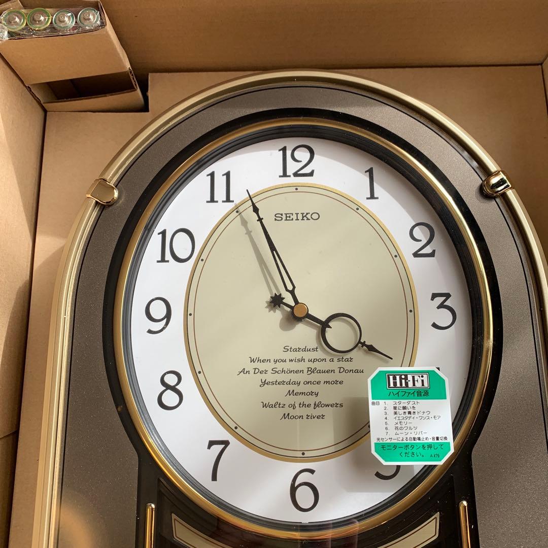 【新品未使用】お値引き☆SEIKO zigzag からくり時計　AM626N