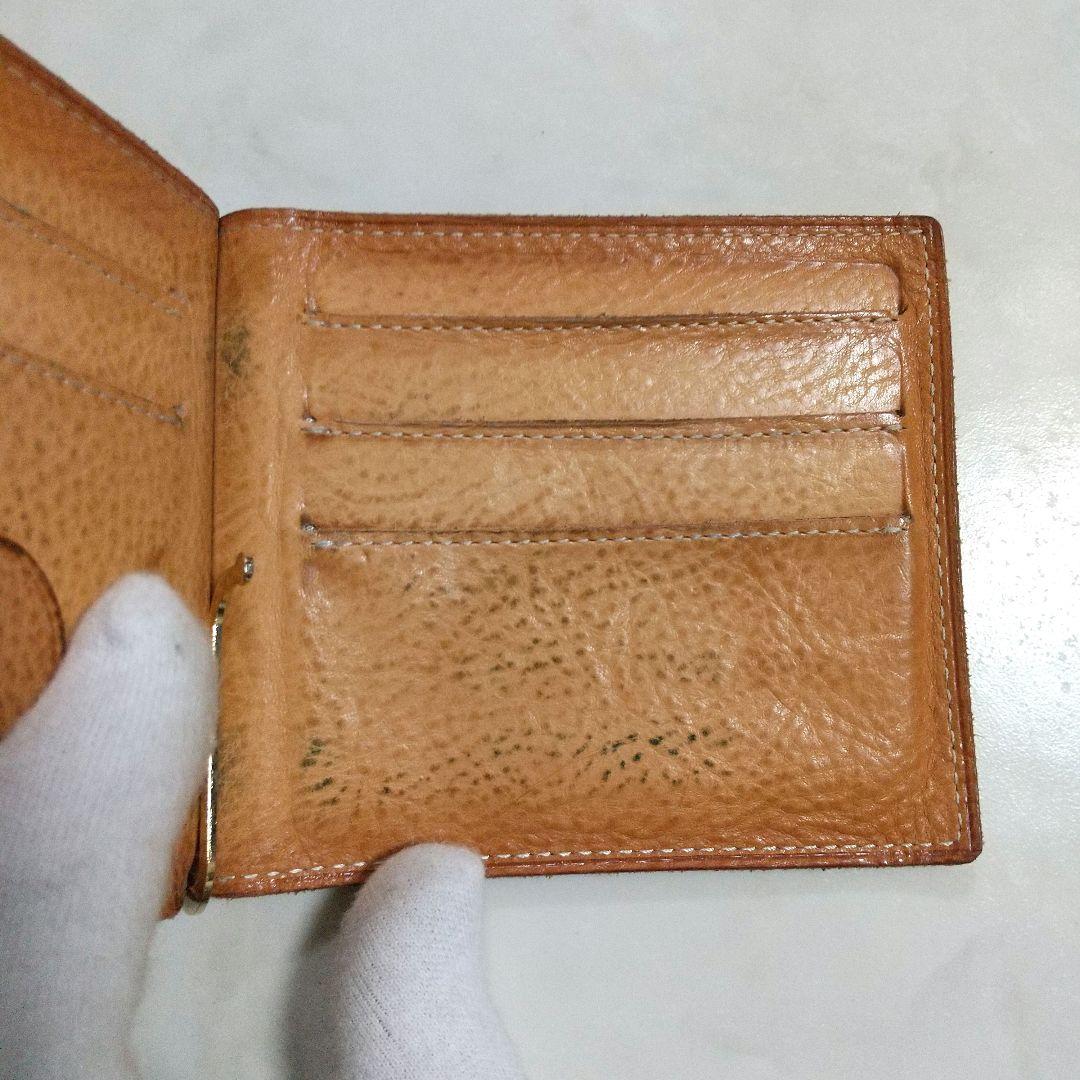 GANZO ガンゾ マネークリップ レザー 日本製 薄型 ダークブラウン