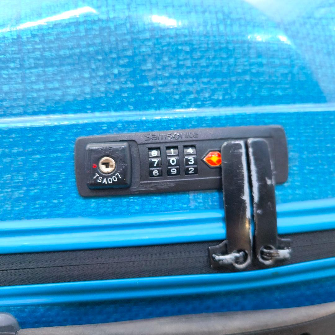 サムソナイト コスモライト69L キャリーケース 希少色 ライトブルー 大容量