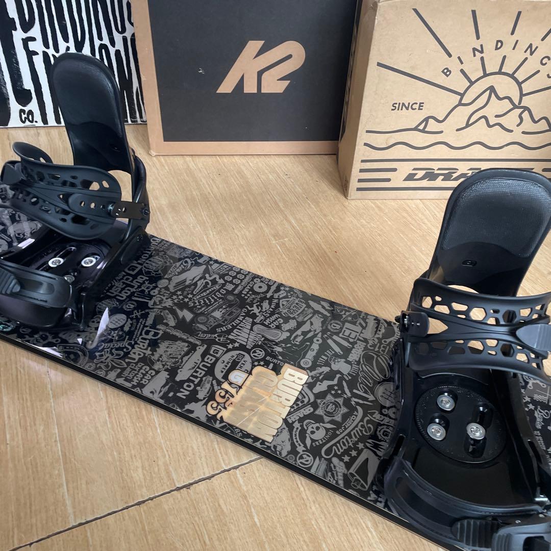 BURTON×ZUMA　バートン　スノーボードセット　未使用バインディング付