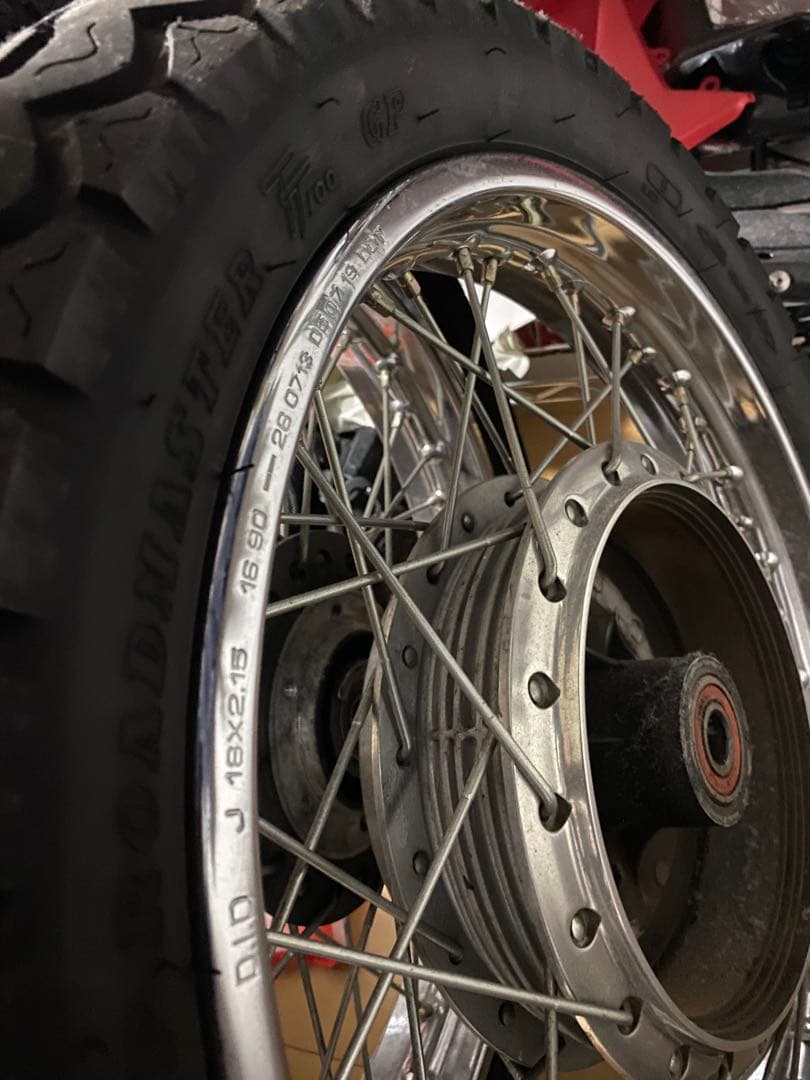 カワサキ　Z1 Z2 Z系　6穴　DID スポーク前後セット
