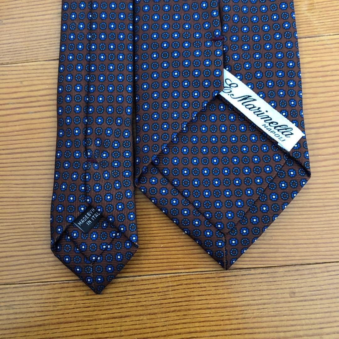 マリネッラ　ブラウン　ネクタイ