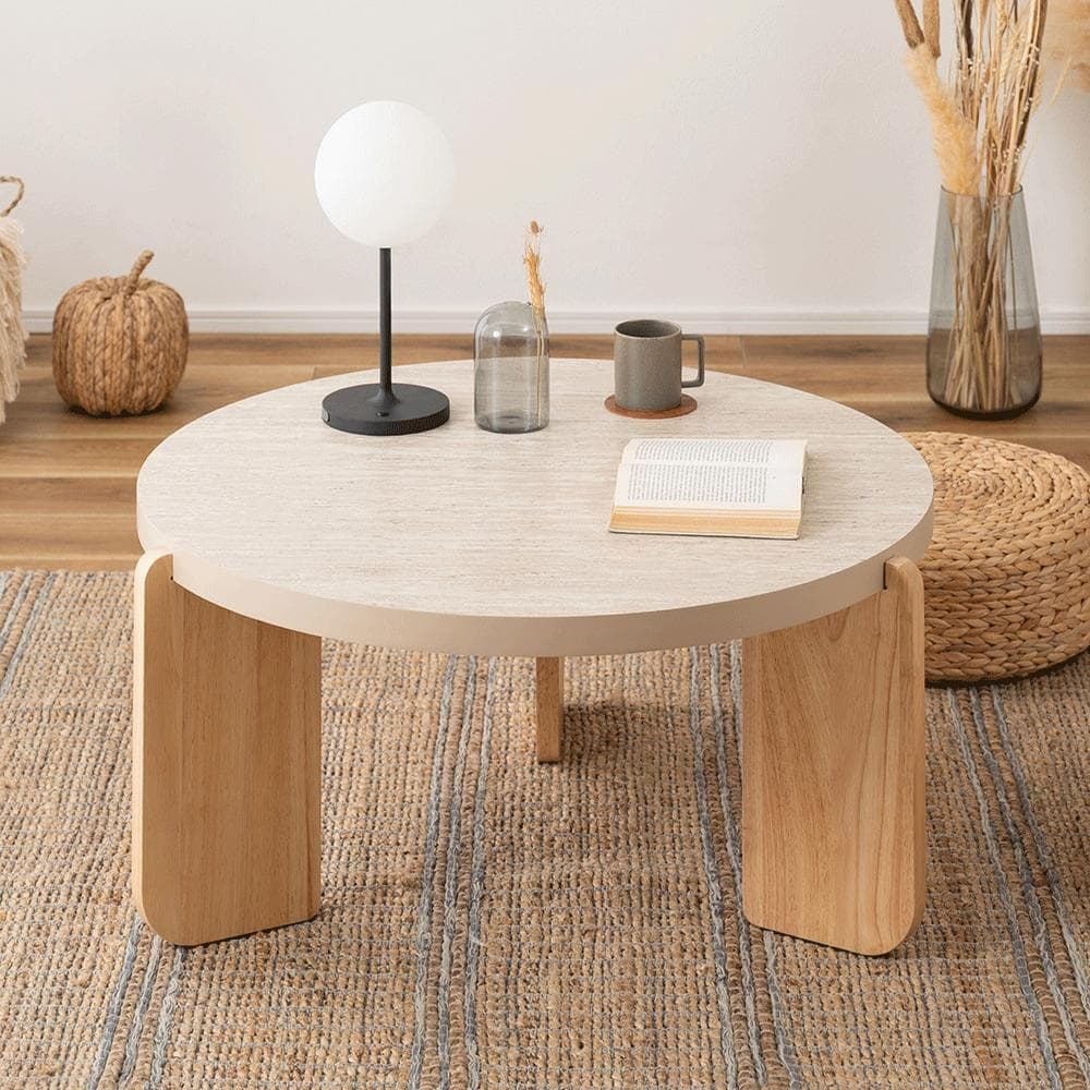 新品 送料込み センターテーブル ローテーブル 幅83cm ベージュ L